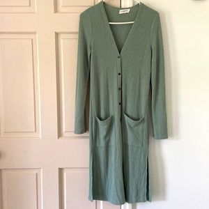 Carly Jean Los Angeles long duster cardigan - size S.